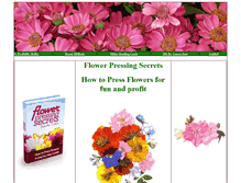 Tablet Screenshot of flowerpressing.com